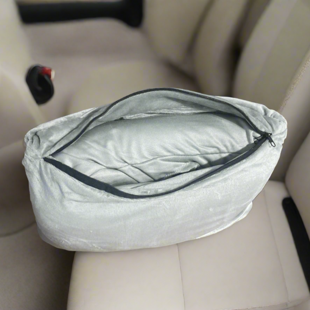 grey foldable wearable blanket